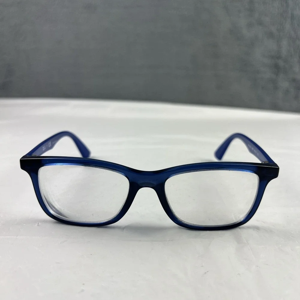 Ray-Ban RB 1562 3686 Blue Rectangular Eyeglasses Frames 48-16-125 Kids Junior